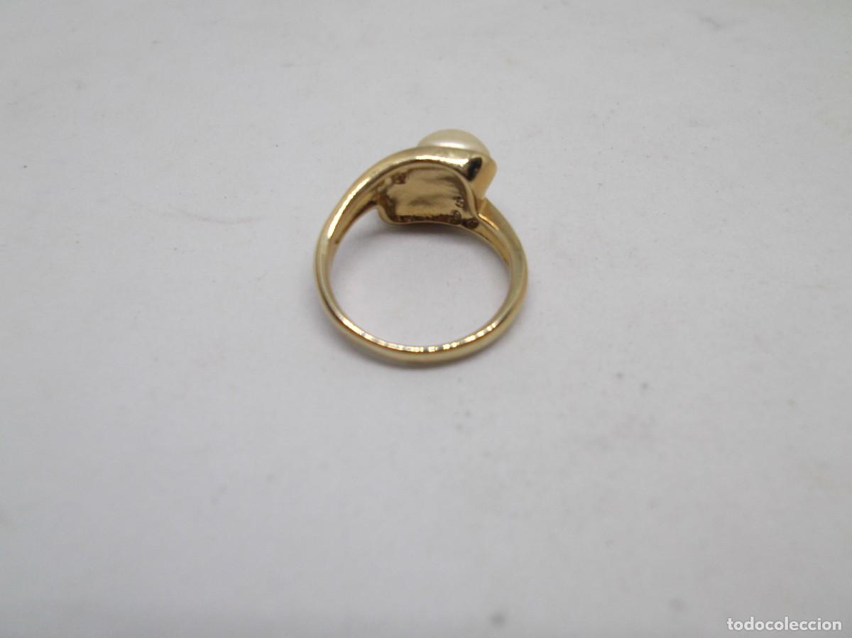 Joyeria: Anillo de bisuteria con perlas Majoricas. - Foto 4