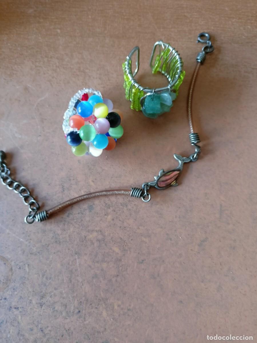 Joyeria: Lote pulsera y 2 sortijas artesanales - Foto 1