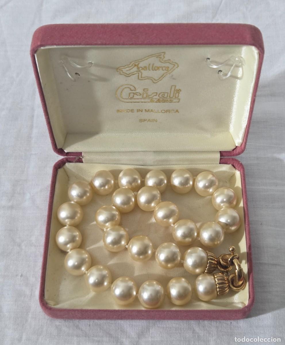 Joyeria: Collar de perlas de Mallorca, Crisali, en estuche - Foto 2