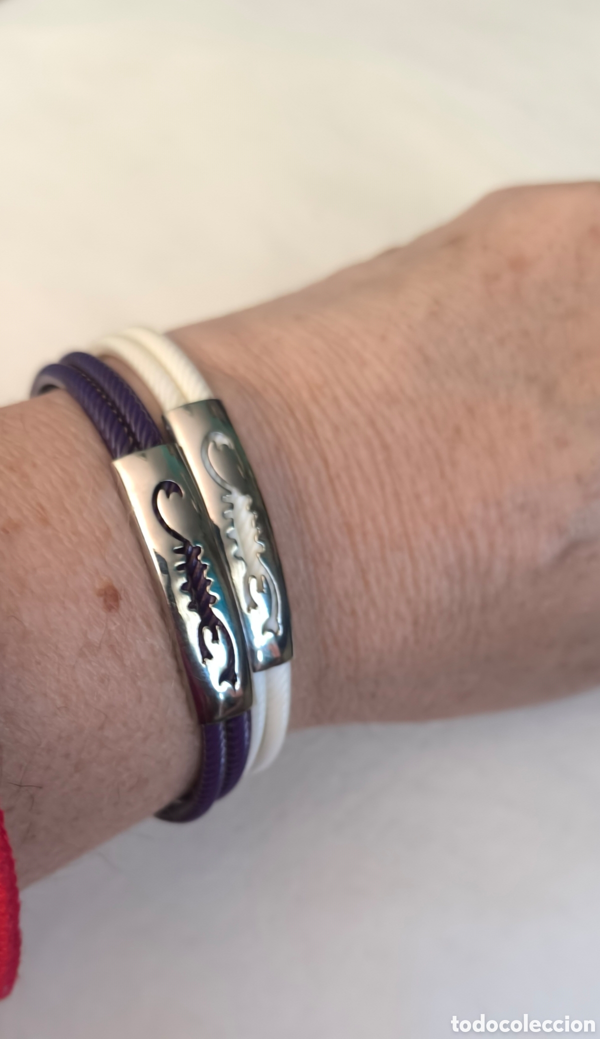 Joyeria: Vendo 4 pulseras con placa de acero totalmente nuevas - Foto 7