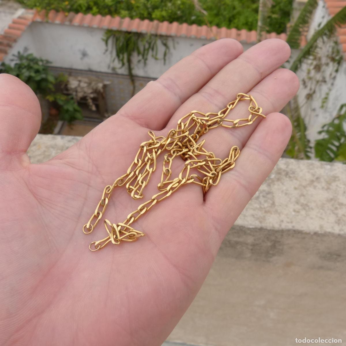 Joyeria: Cadena con ba&ntilde;o de oro, sin cierre, 60cm, 10,71gr. - Foto 7