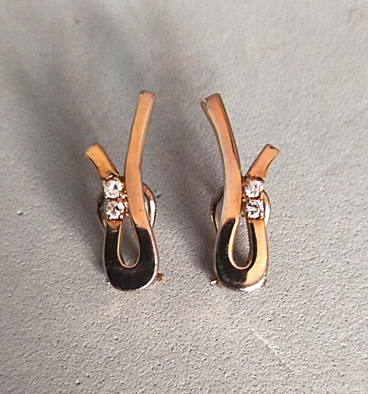 Joyeria: Pendientes bisuter&iacute;a, cierre de omega. - Foto 2