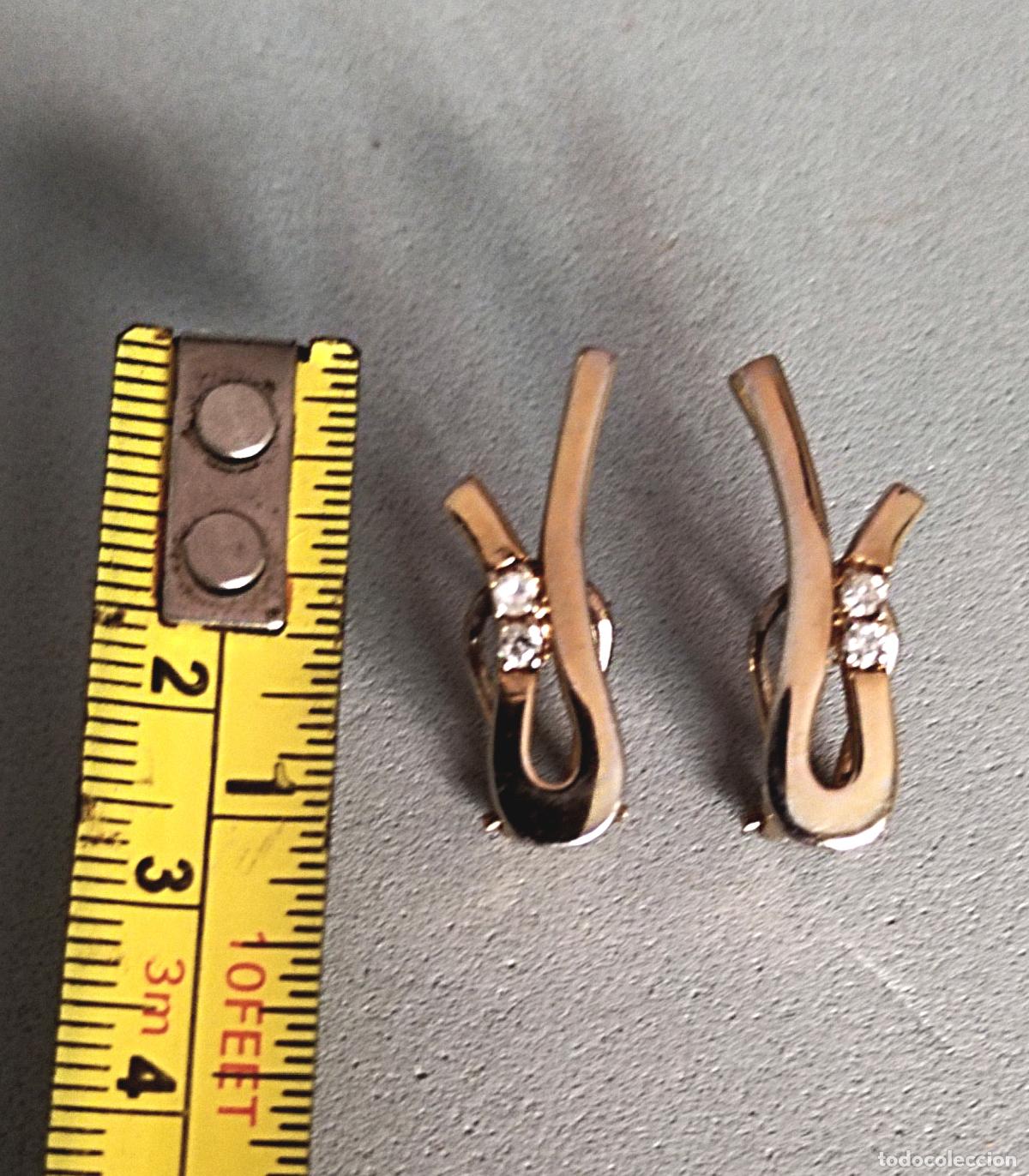 Joyeria: Pendientes bisuter&iacute;a, cierre de omega. - Foto 3