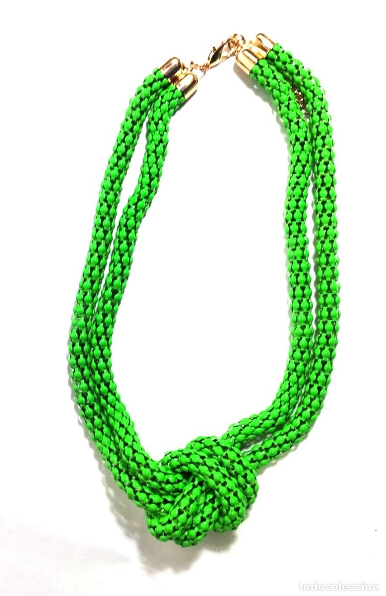 Joyeria: Collar corto color verde, Nuevo - Foto 3