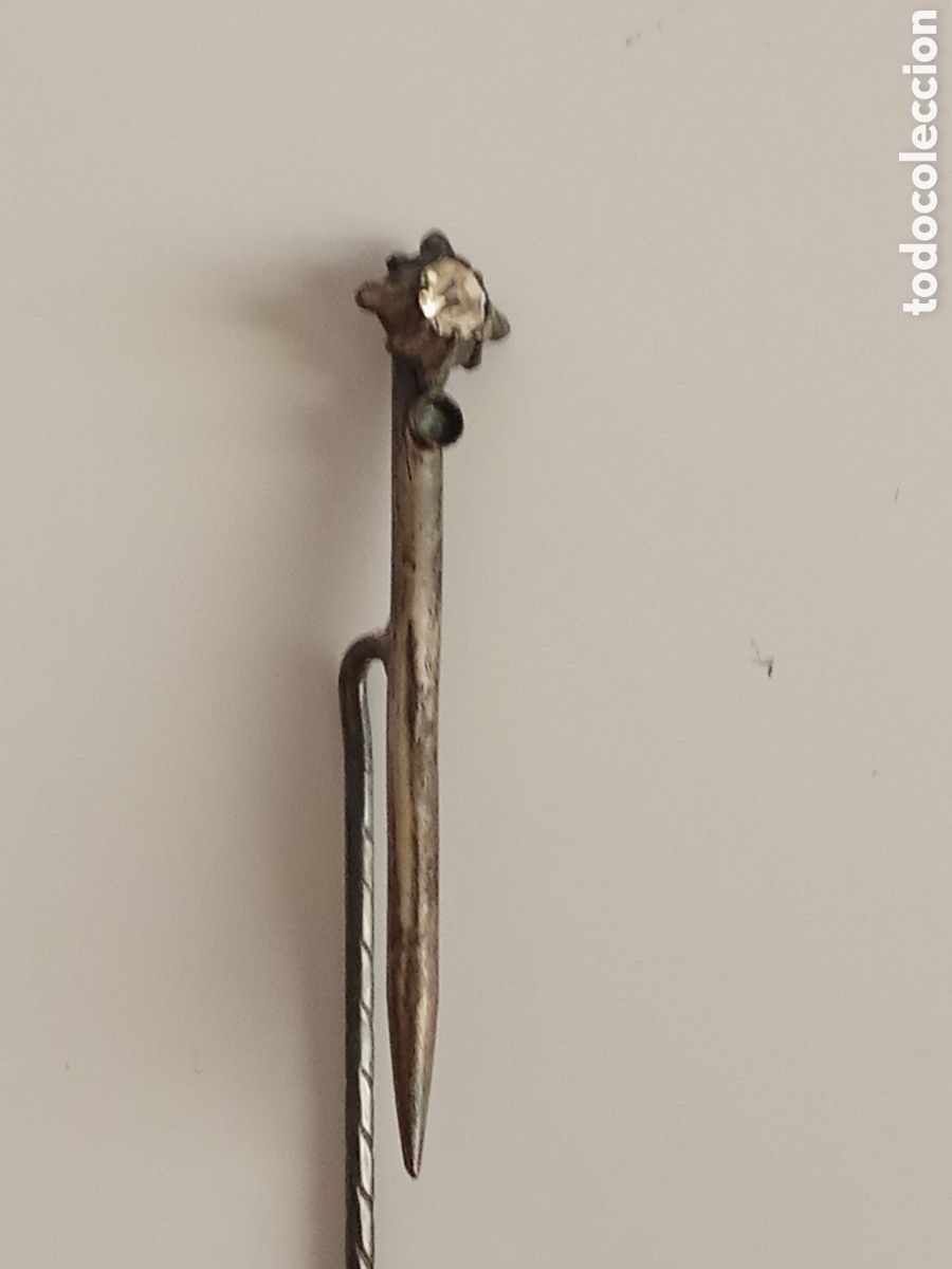 Joyeria: Alfiler de /Corbata/Solapa/Cuello/Pelo , ART DECO ;sin uso, Plata o ba&ntilde;o ??