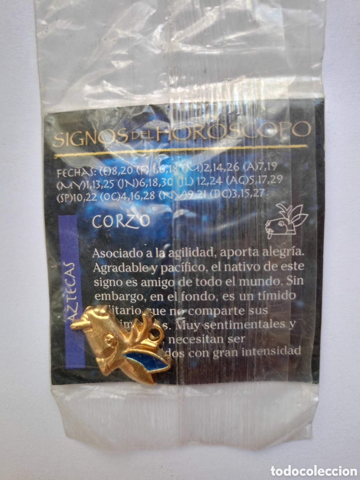 Joyeria: Signos de hor&oacute;scopo aztecas corzo - Foto 1