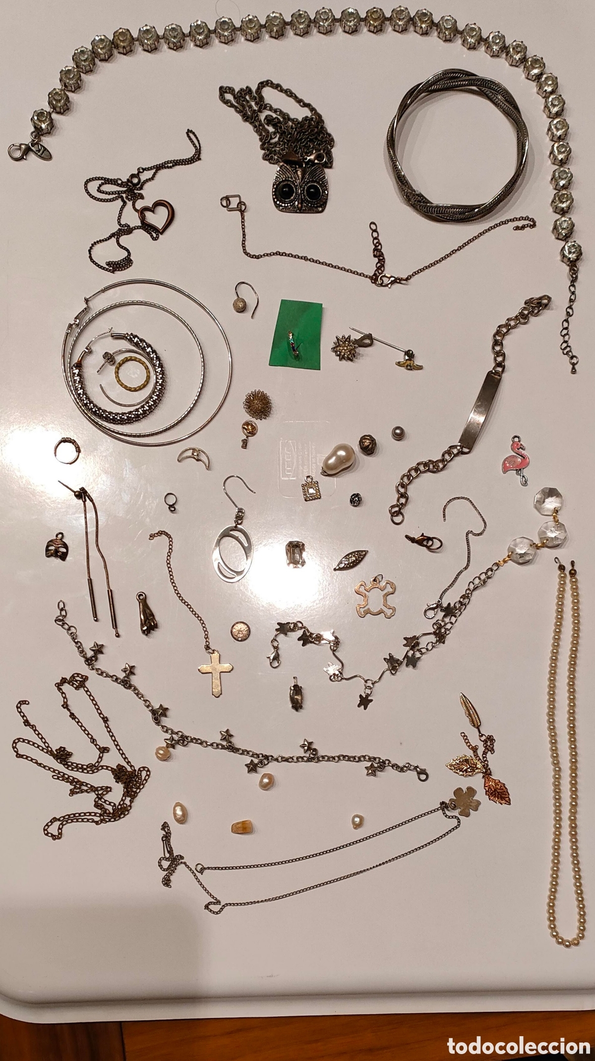 Joyeria: Colecci&oacute;n variada de bisuter&iacute;a Posible algo de plata y ...