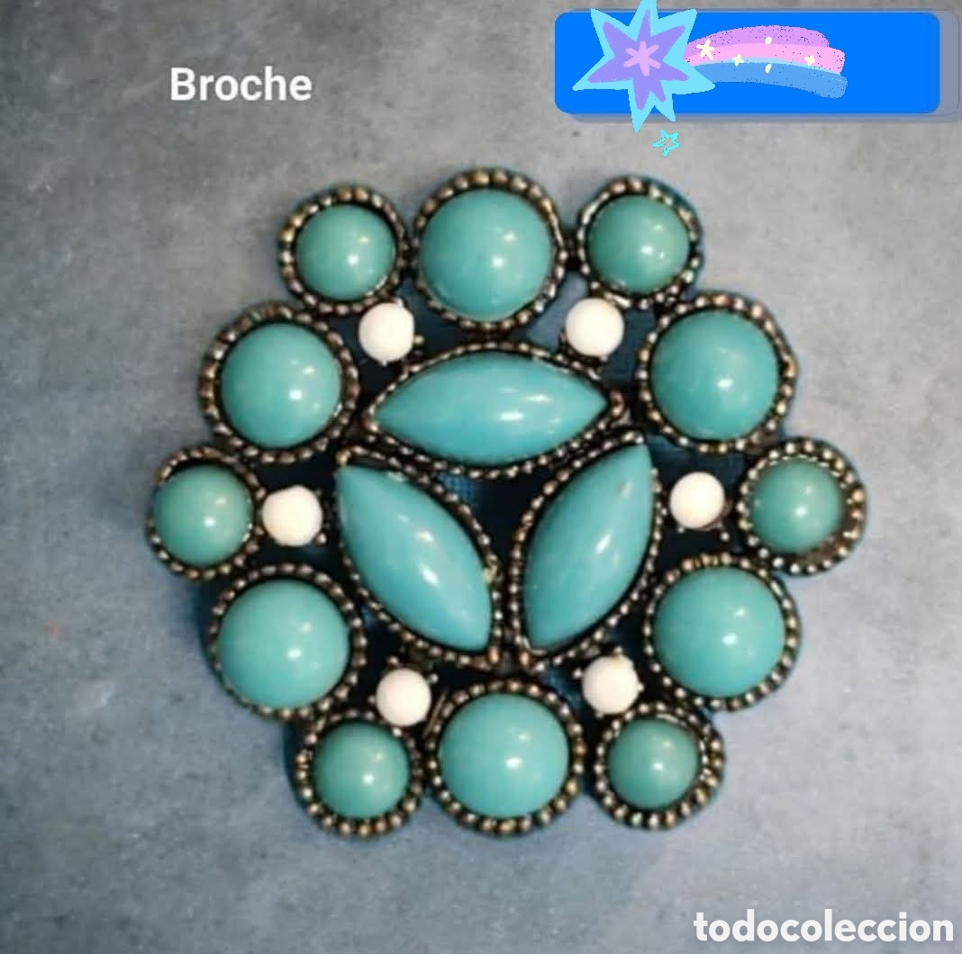 Joyeria: :::: TB127 - BOCHE IMITACION TURQUESA