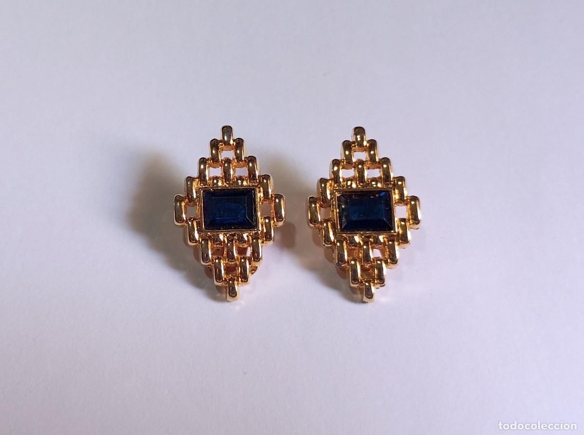 Joyeria: Pendientes de bisuter&iacute;a vintage, dorados