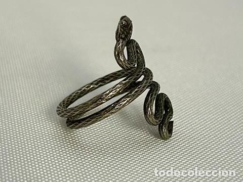 Joyeria: ANILLO DE BISUTERIA VINTAGE CON FORMA DE SERPIENTE - Foto 2