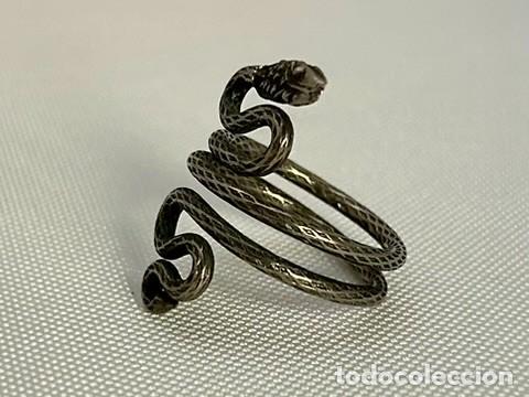 Joyeria: ANILLO DE BISUTERIA VINTAGE CON FORMA DE SERPIENTE - Foto 3