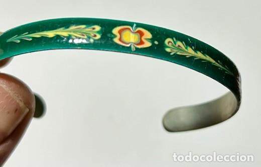 Joyeria: BRAZALETE ABIERTO - TIPO CUFF - DECORADO DE BISUTER&Iacute;A VINTAGE ESTILO BOHO - RETRO