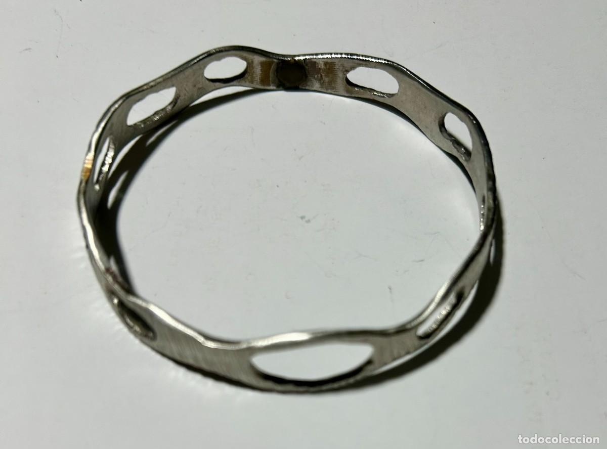 Joyeria: BRAZALETE BANGLE CALADO BORDE ONDULADO VINTAGE ESTILO ESCANDINAVO MODERNO