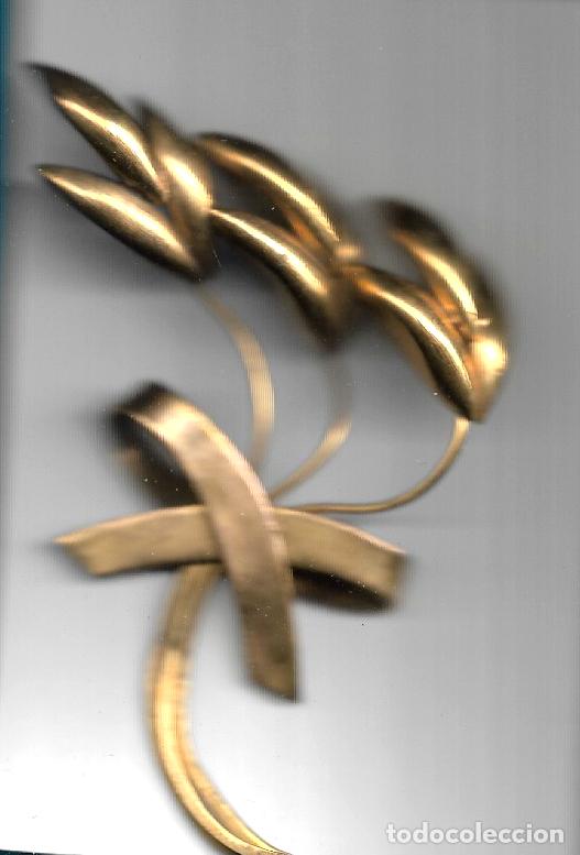 Joyeria: ANTIGUO BROCHE DE BISUTERIA - A&Ntilde;OS 40 - DE LA CASA - J. G. B.-SIN USAR