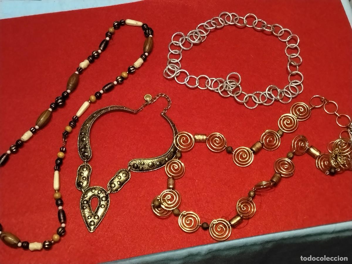Schmuck: 4 COLLARES ARTESANALES EN BISUTERIA