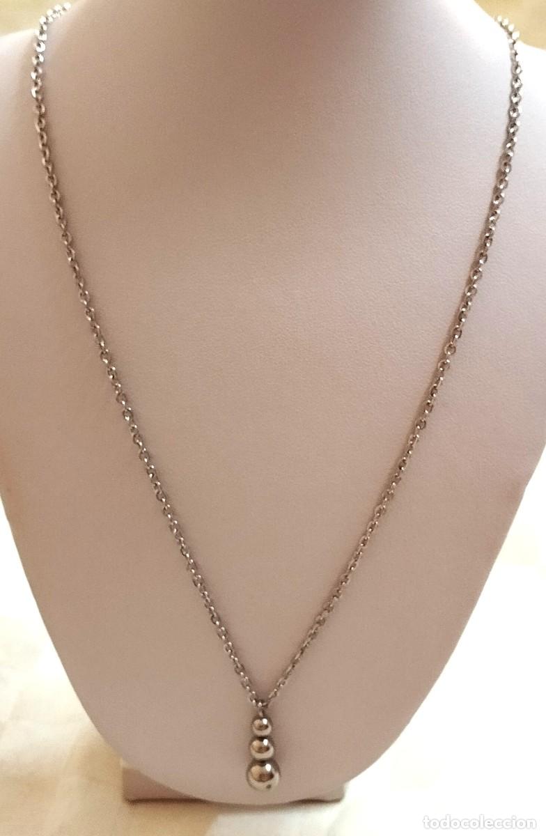Joyeria: Conjunto gargantilla y pendientes, acero - Foto 3