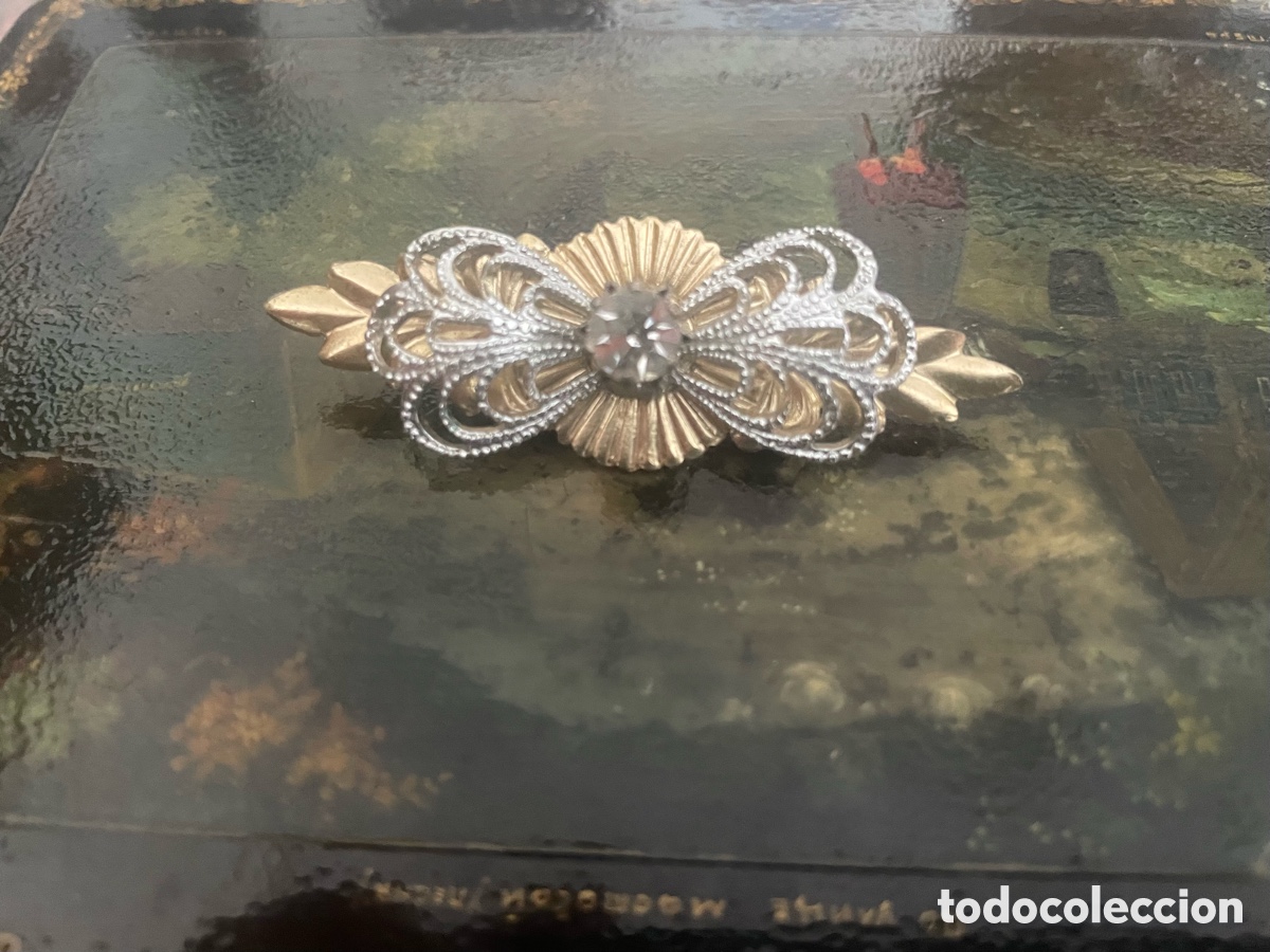 Joyeria: broche con cristal vintage