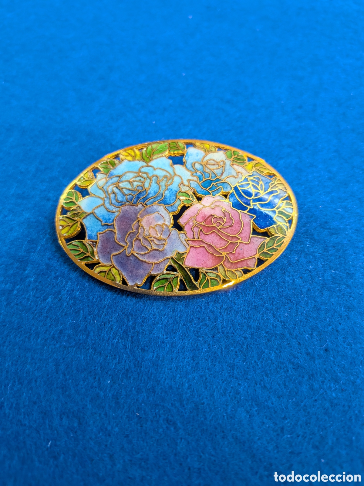 Joyeria: Broche esmaltado, cloisone. REF-6560. ca4 - Foto 1