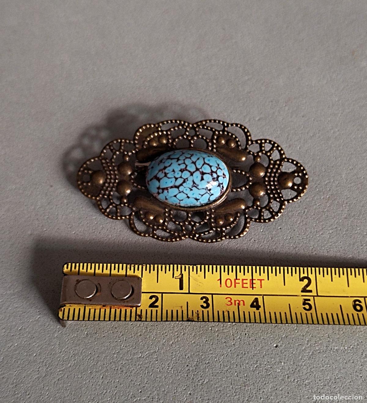 Joyeria: Bonito broche con piedra azul. - Foto 2