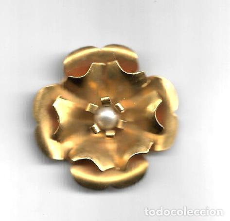 Joyeria: ANTIGUO BROCHE DE BISUTERIA - A&Ntilde;OS 40 - DE LA CASA - J. G. B.-SIN USAR