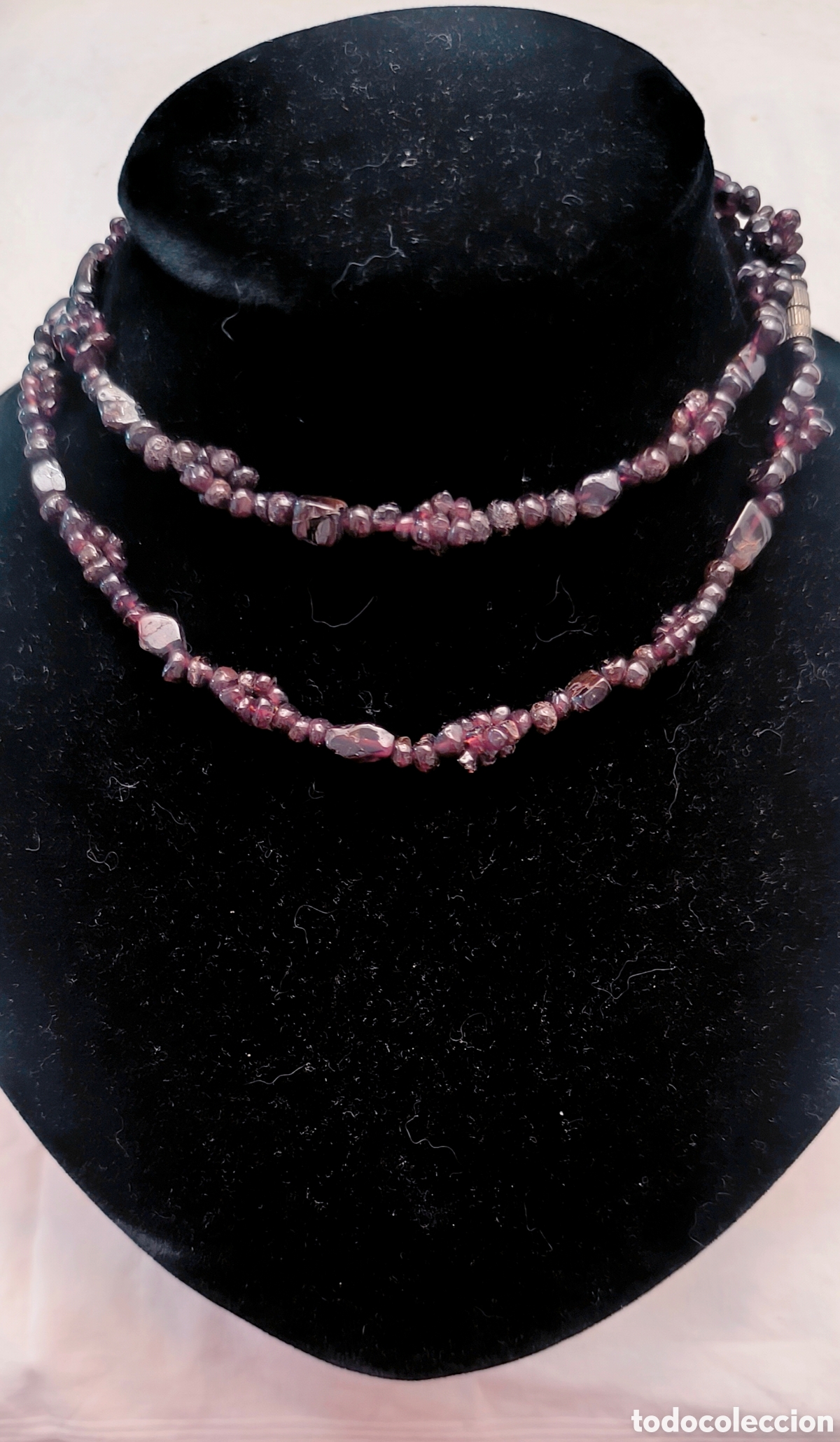 Joyeria: Antiguo collar vintage de granates en perfecto estado