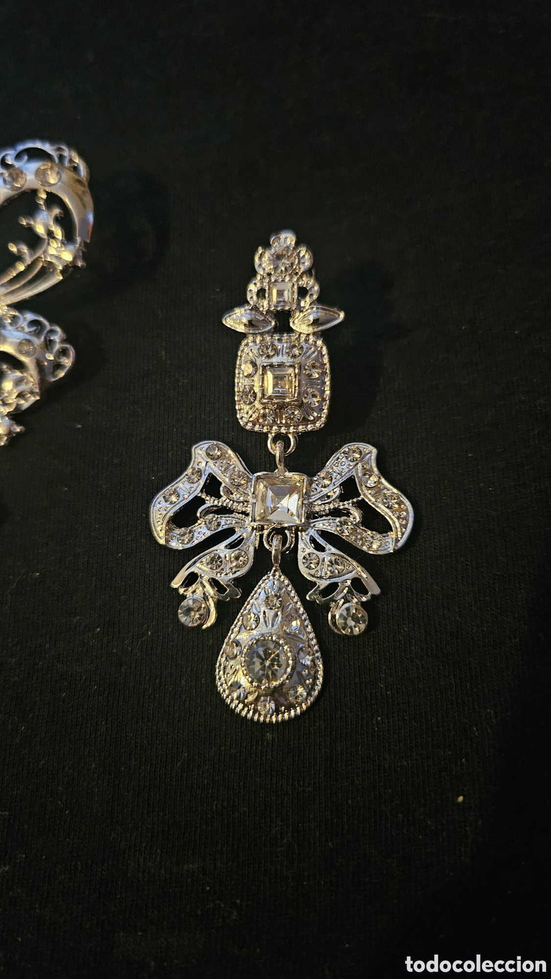 Joyeria: ORIGINAL CONJUNTO DE BROCHE Y JUEGO DE PENDIENTES - Foto 2