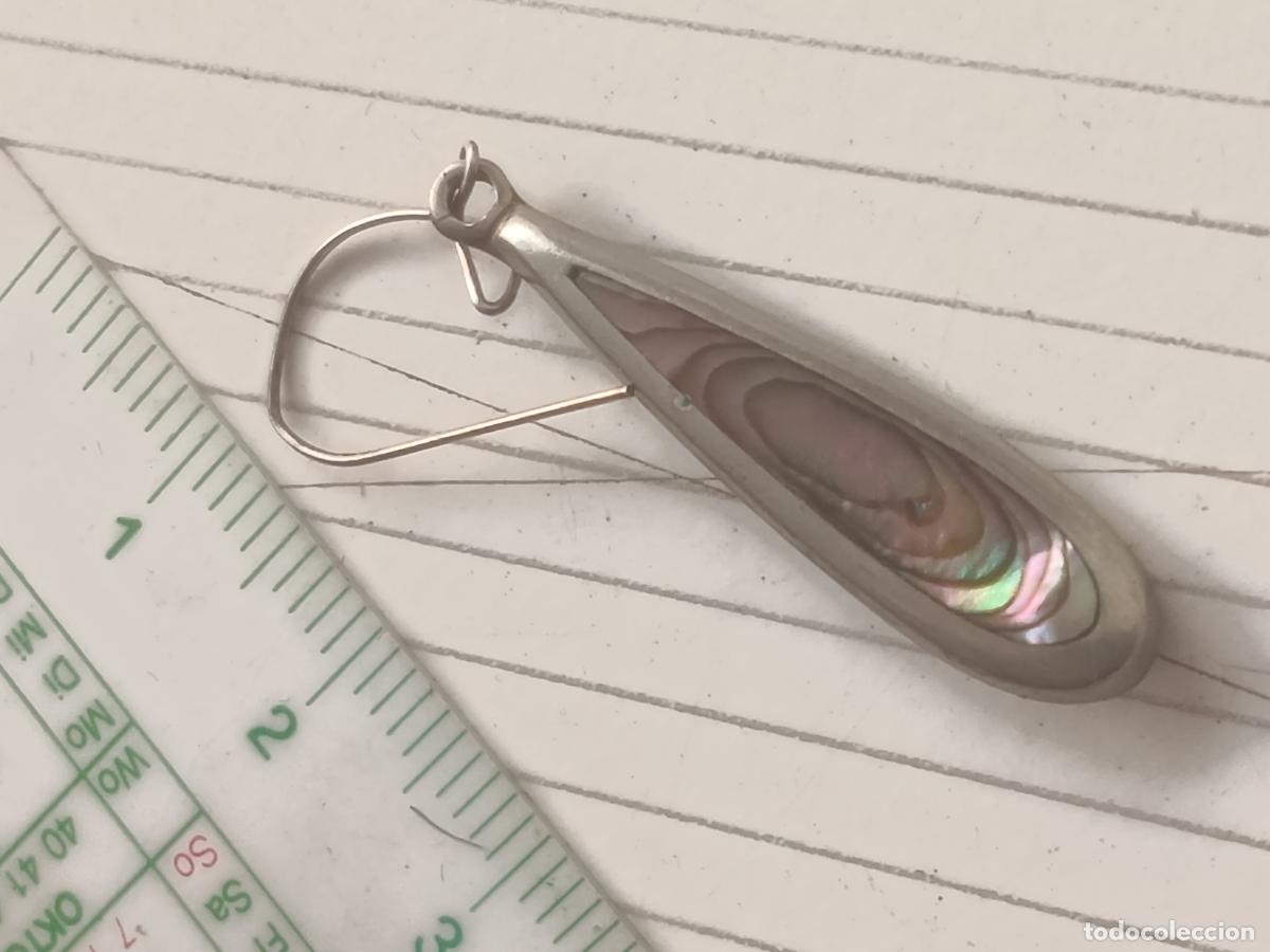 Joyeria: Pendiente imitaci&oacute;n plata MEXICO - Foto 1
