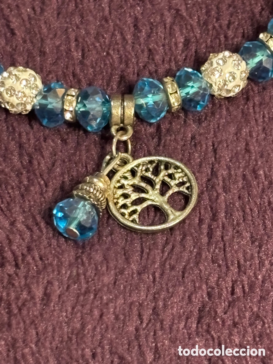 Joyeria: Pulsera el&aacute;stica azul - Foto 2