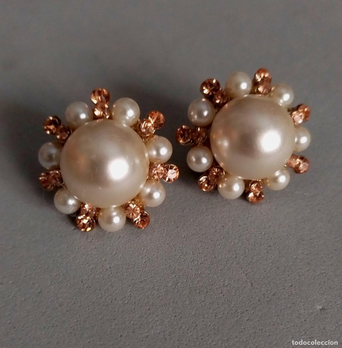 Joyeria: Pendientes de bisuter&iacute;a con perlas. - Foto 4