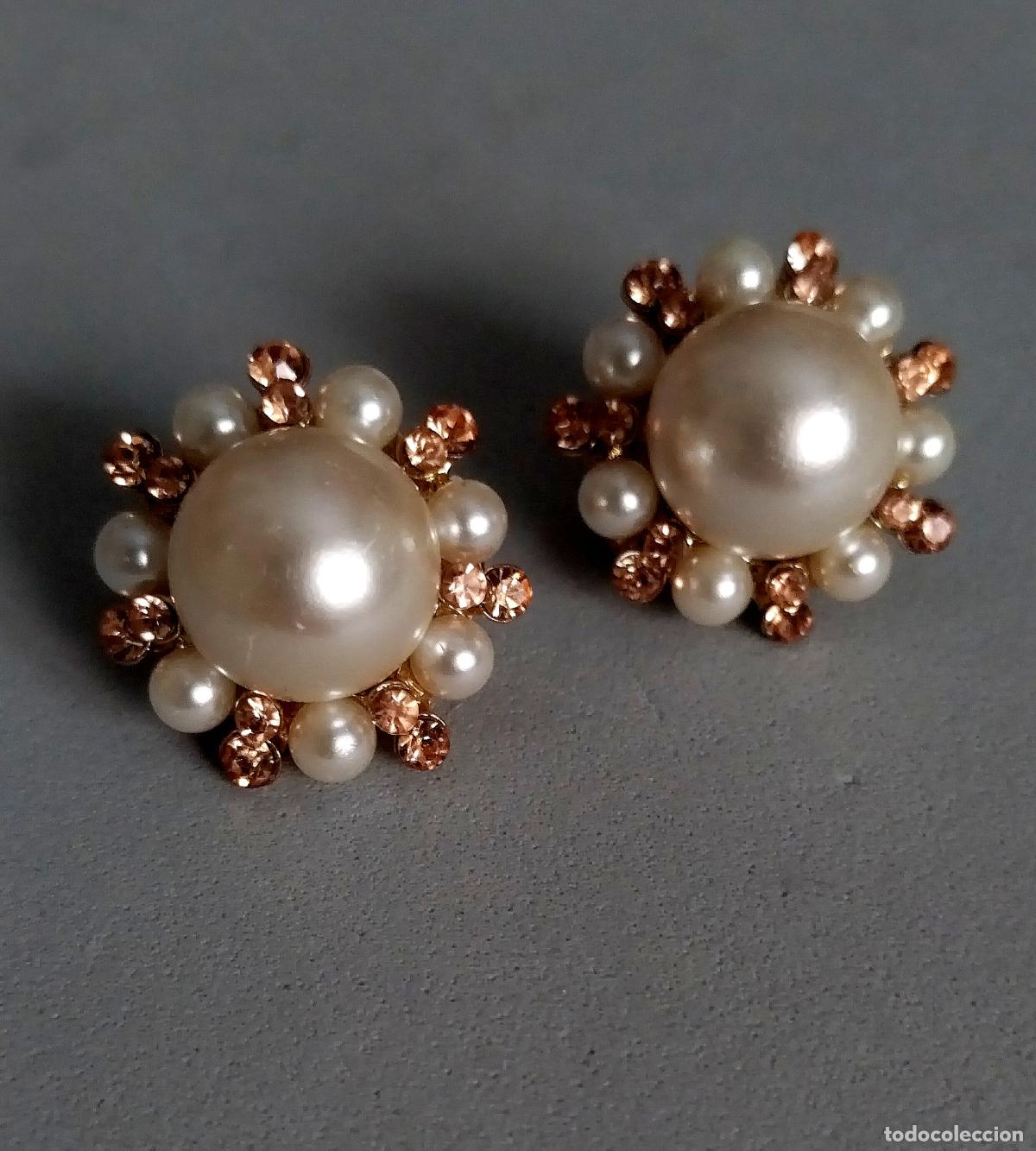 Joyeria: Pendientes de bisuter&iacute;a con perlas. - Foto 5