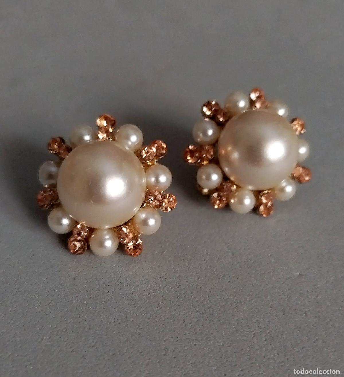 Joyeria: Pendientes de bisuter&iacute;a con perlas. - Foto 6