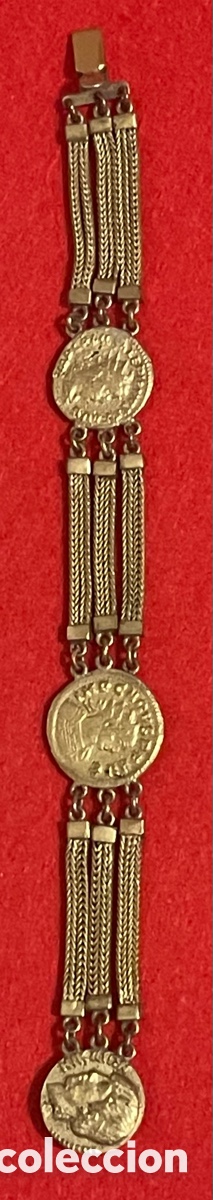 Joyeria: Curiosa Pulsera con s&iacute;miles de Monedas griegas. - Foto 3