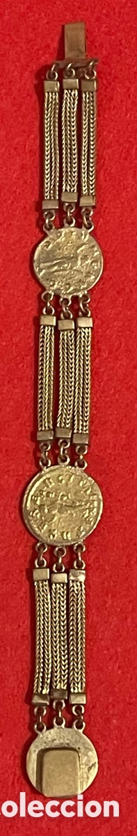 Joyeria: Curiosa Pulsera con s&iacute;miles de Monedas griegas. - Foto 5