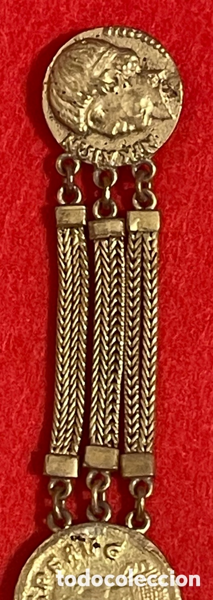Joyeria: Curiosa Pulsera con s&iacute;miles de Monedas griegas. - Foto 6