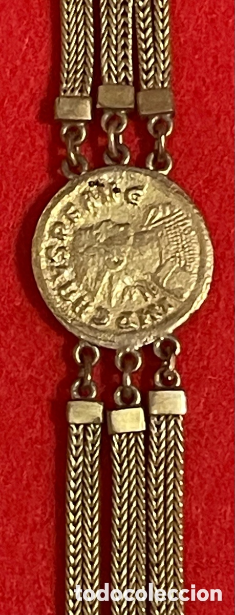 Joyeria: Curiosa Pulsera con s&iacute;miles de Monedas griegas. - Foto 7