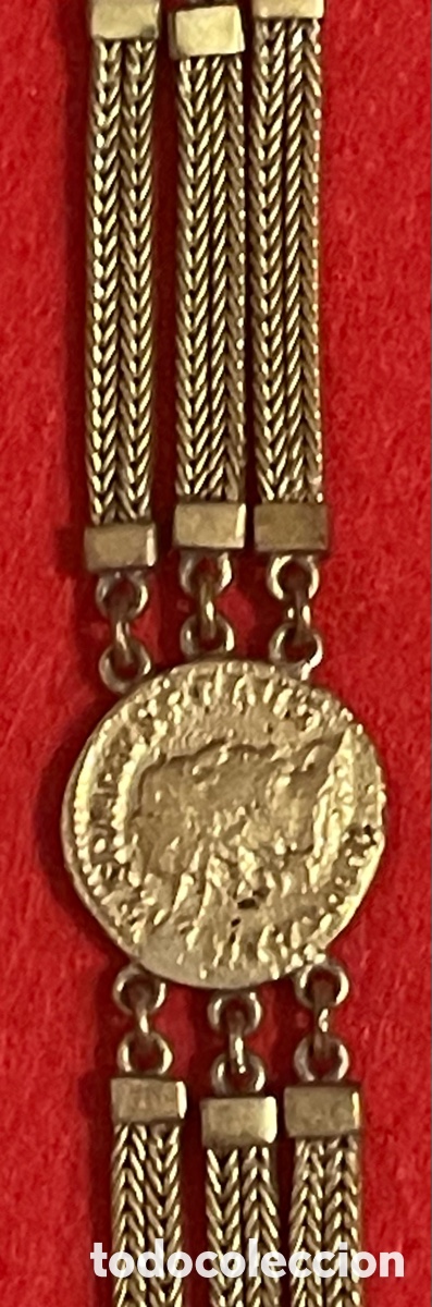 Joyeria: Curiosa Pulsera con s&iacute;miles de Monedas griegas. - Foto 8
