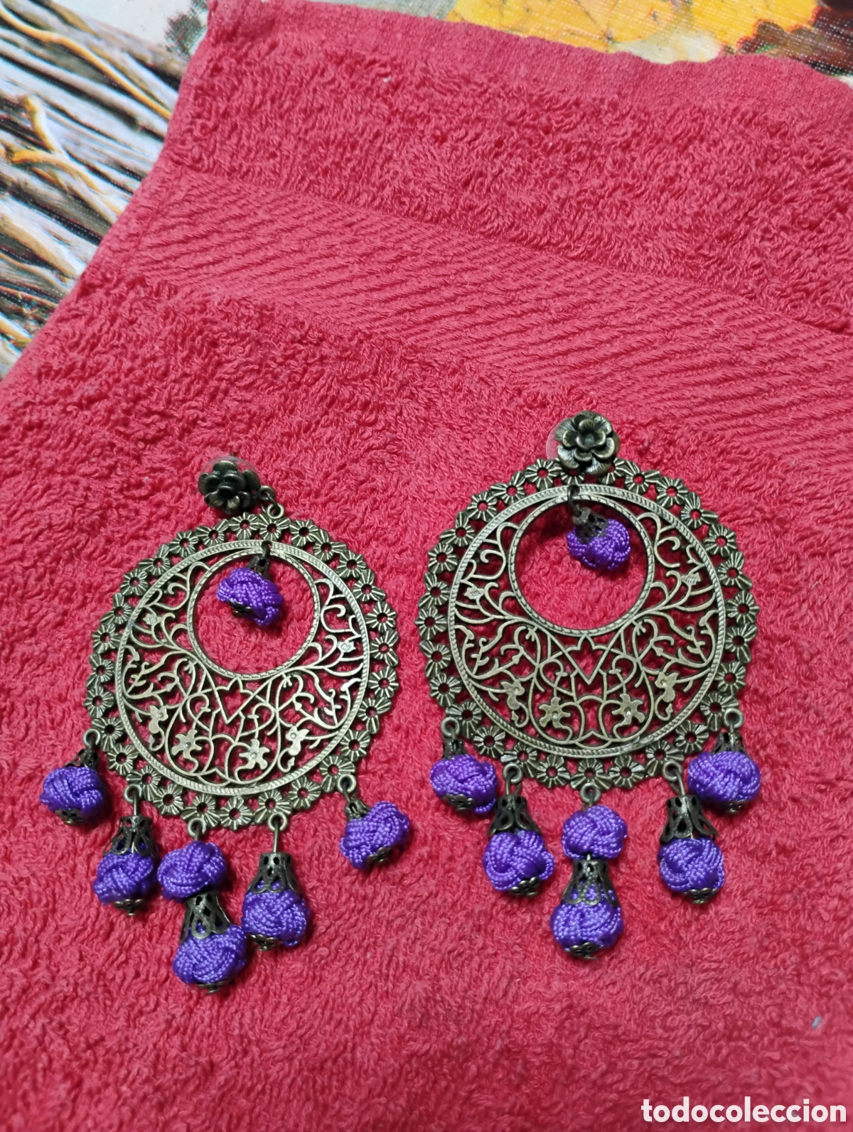Joyeria: Pendientes grandes vintage