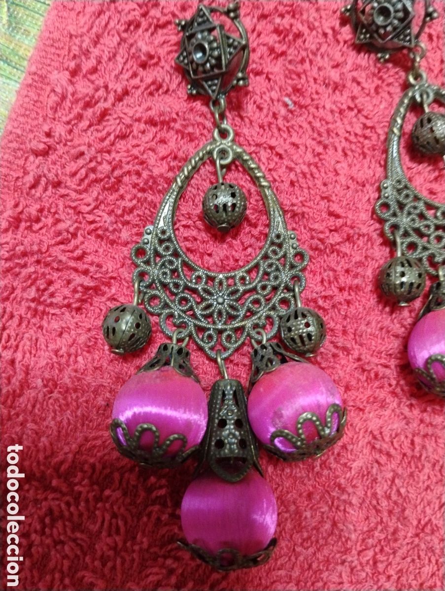 Joyeria: Pendientes largos,vintage - Foto 2
