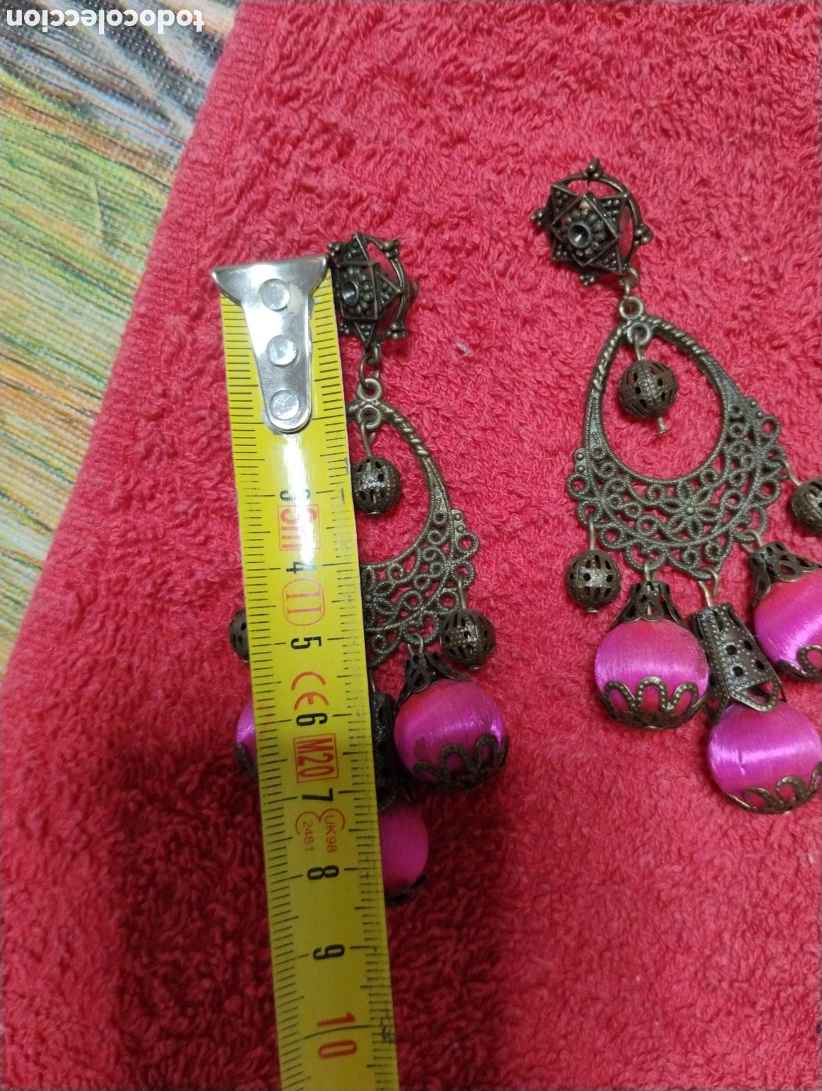 Joyeria: Pendientes largos,vintage - Foto 3