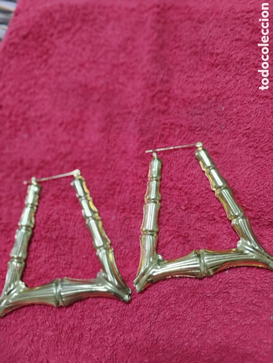 Joyeria: Pendientes dorados vintage