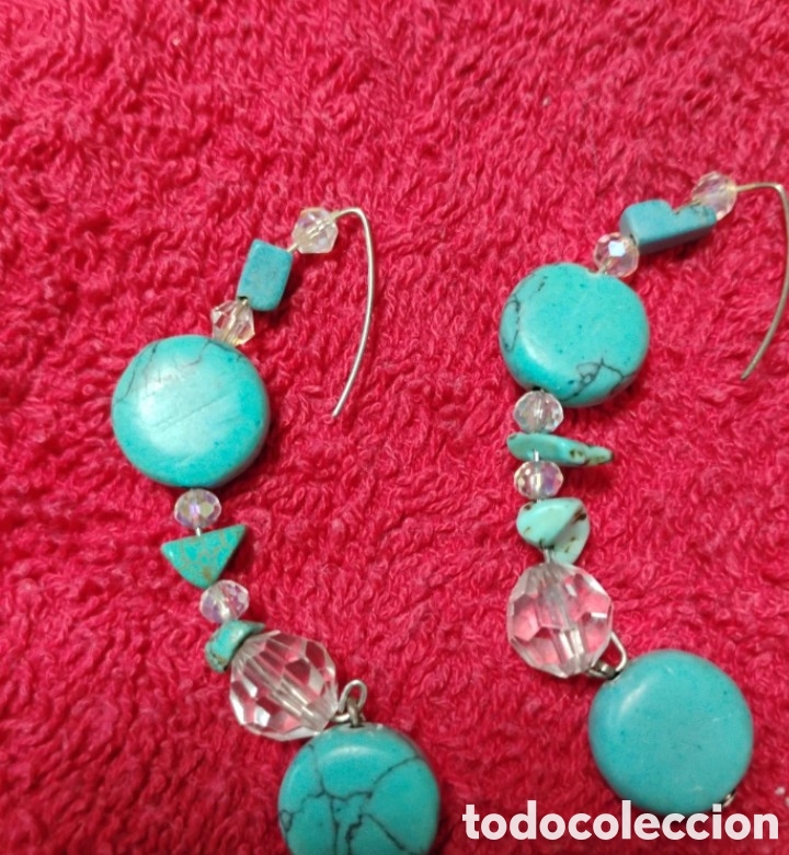Joyeria: Pendientes hechos a mano plateados