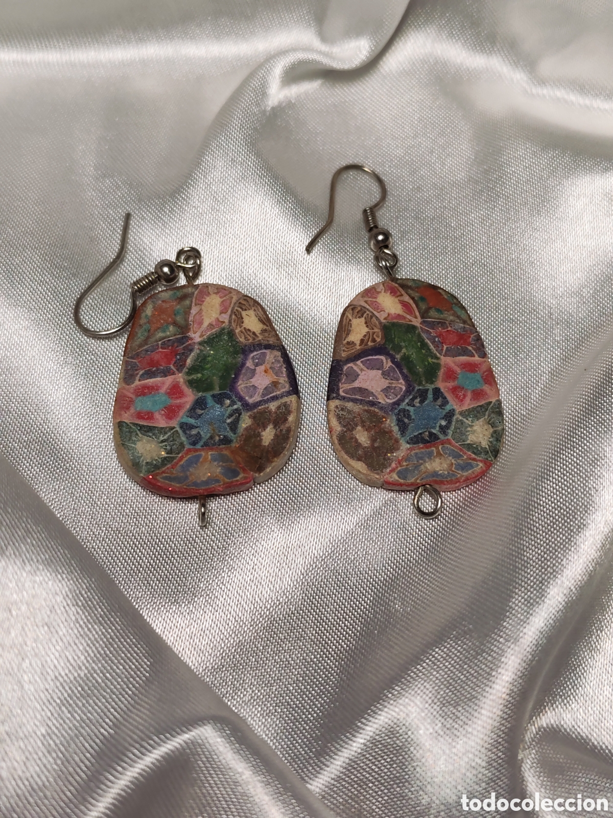 Joyeria: Pendientes de arcilla polimerica. (CL)