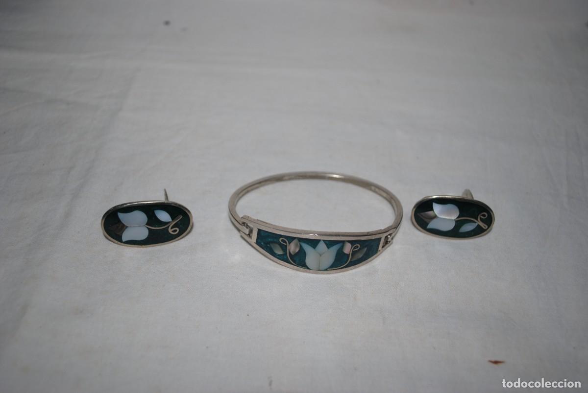 Joyeria: JUEGO DE PULSERA SARSILLO DE ESMALTE Y NACAR - Foto 3