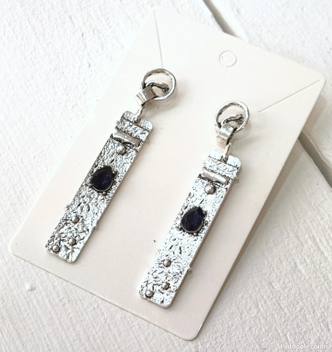 Joyeria: Pendientes bohemios largos color plata , Nuevos - Foto 2