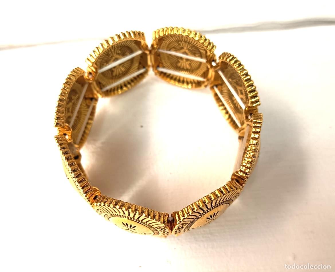 Joyeria: Pulsera color oro, el&aacute;stica, Nueva - Foto 3