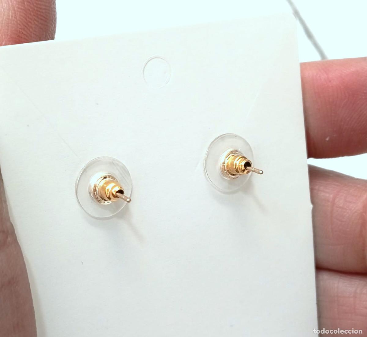 Joyeria: Pendientes largos color oro y perla, Nuevos - Foto 3