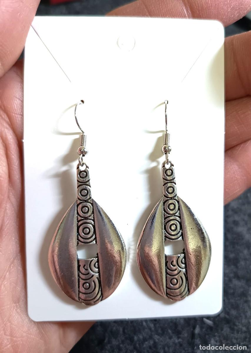 Joyeria: Pendientes largos color plata, Nuevos