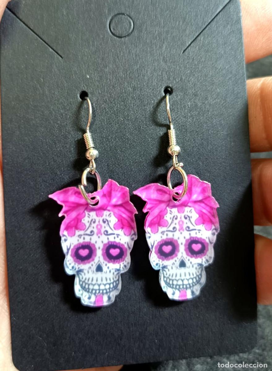 Joyeria: Pendientes Calavera coqueta, Nuevos - Foto 2