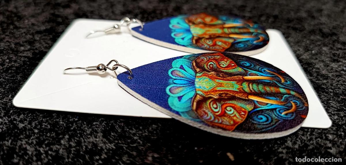 Joyeria: Pendientes bohemios largos de elefantes, Nuevos - Foto 3