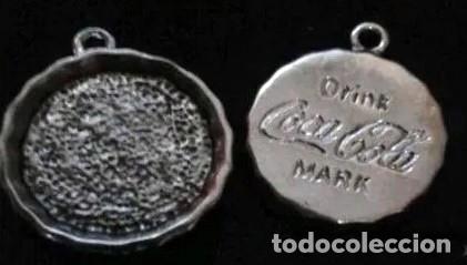 Joyeria: Colgantes - Coca Cola 4 colgantes color plata vieja